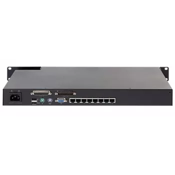 Switch KVM APC KVM0108A, 8 puertos PS/2 VGA, rack 1U, 1600x1200, negro