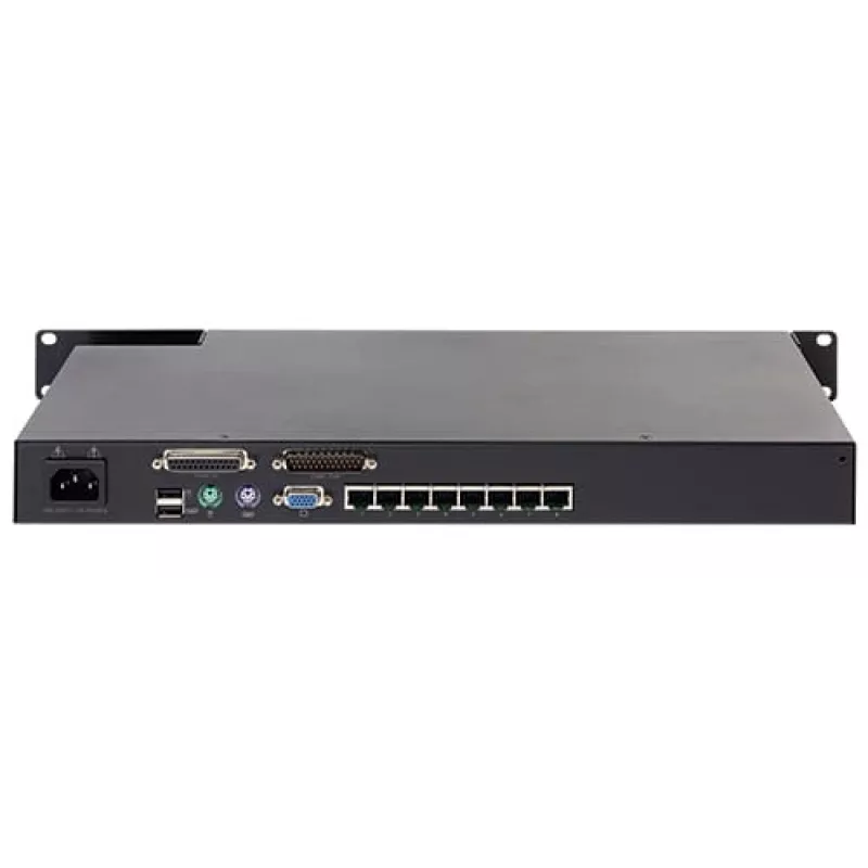 Switch KVM APC KVM0108A, 8 puertos PS/2 VGA, rack 1U, 1600x1200, negro