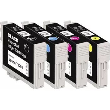 Basetech Tinta compatible que sustituye a Epson T1291, T1292, T1293, T1294, pack combinado compatible negro, cian, magenta, amarillo BTE125 1617,4050-126