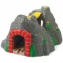 World magic tunnel, ferrocarril gris/rojo