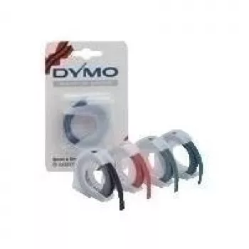 DYMO - Mate - Rojo - Rollo (0,9 cm x 3 m) 10 uds. etiquetas - para DYMO 1575 máquina de etiquetas
