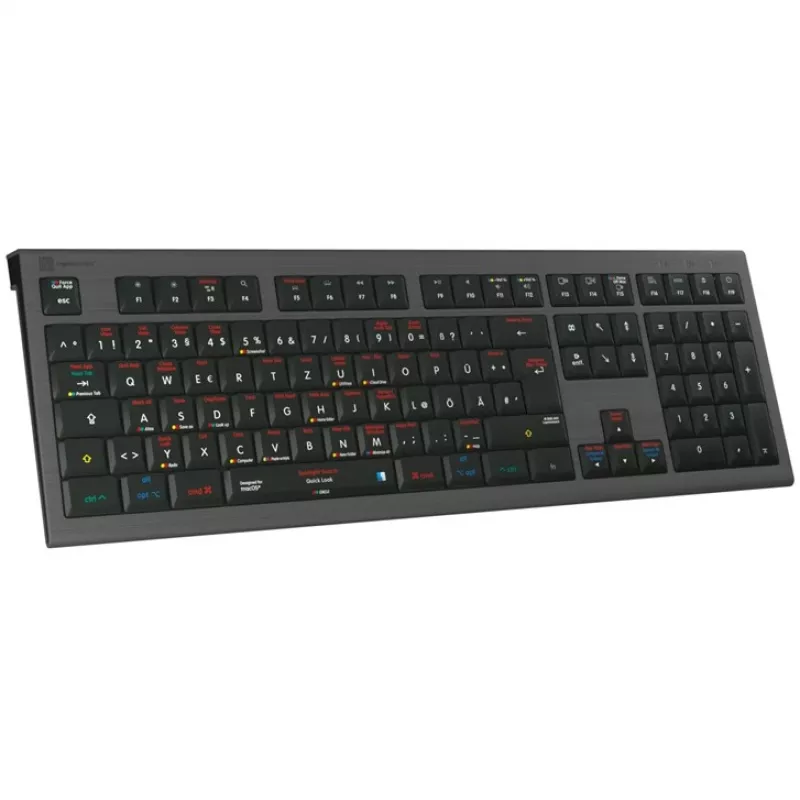 Teclado Logickeyboard LKB-OSX-A2M-DE USB QWERTZ alemán negro (LKB-OSX-A2M-DE)
