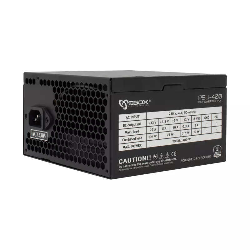 Carcasa de ordenador Sbox PCC-12 MicroATX negra