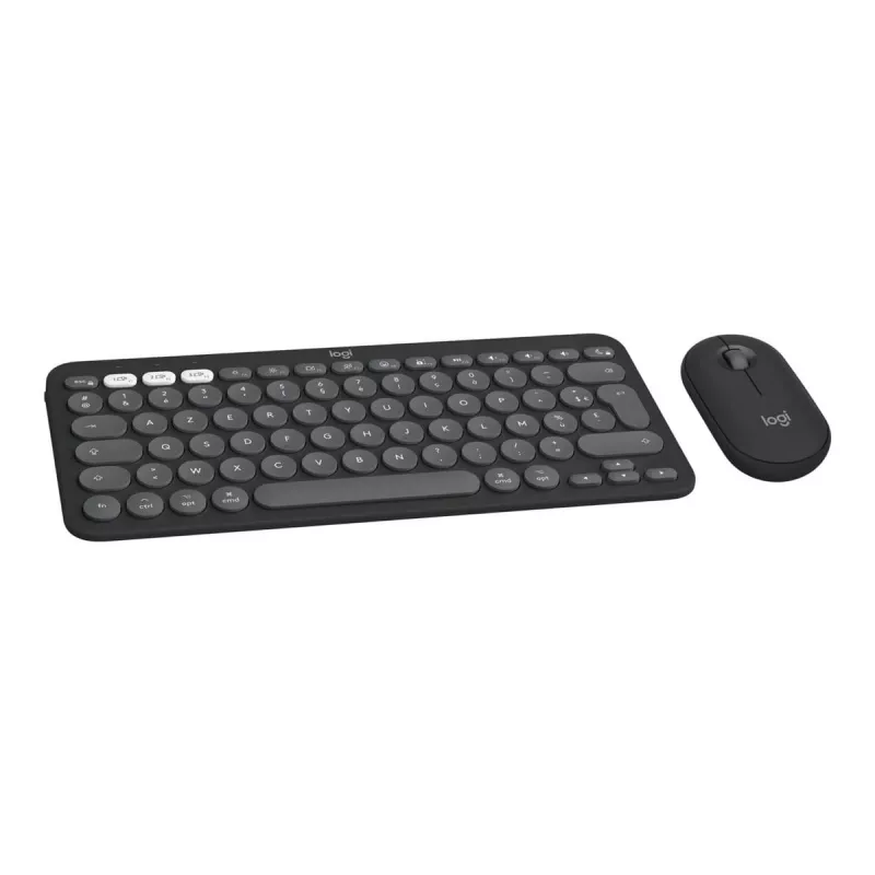 Logitech Pebble 2 Combo for Mac teclado y ratón inalámbricos QWERTZ alemán grafito