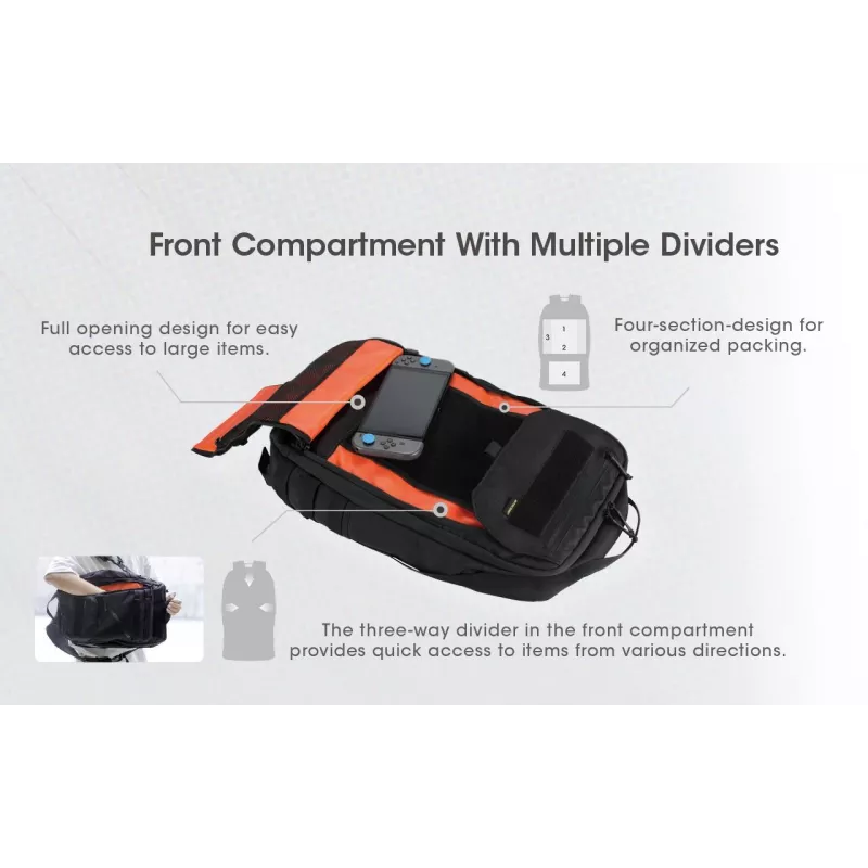 Mochila Nitecore BP23 mochila de viaje negra nailon, poliéster