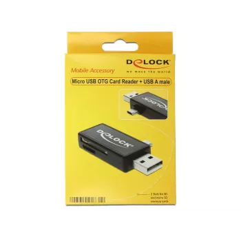 Lector de tarjetas DeLOCK 91731 USB 2.0 negro
