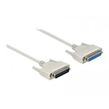 Cable serie DeLOCK 86907 beige 0,5m D-Sub 25 pines