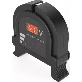 Hama 00223543 Comprobador de baterías Negro