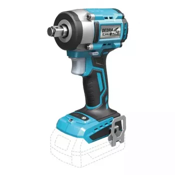 Herramienta eléctrica Dedra LLAVE DE IMPACTO A BATERÍA SIN ESCOBILLAS 1/2'' 350NM 18V SAS+ DED7153