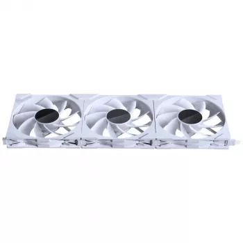 Caja PC PHANTEKS NV Series NV7 E-ATX, cristal templado, ARGB - Blanco y Ventiladores M25 Gen2 PWM D-RGB pack de 3 - Reverse Blade, 140 mm + Kit DRGB