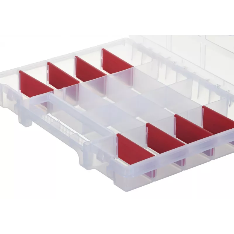 Caja de herramientas KETER Stack'N'Roll (17210831/253380) con 3 organizadores negra