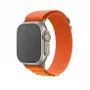 Correa GUAN Premium Plus para Apple Watch naranja/gris compatible con 42/44/45/46/49 mm