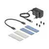 Carcasa SSD DeLOCK 42027 Gris M.2 10 Gbit/s USB Type-C