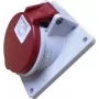 MENNEKES 3473 base de enchufe CEE para montaje en panel TwinContact 16 A 5p roja (3473)
