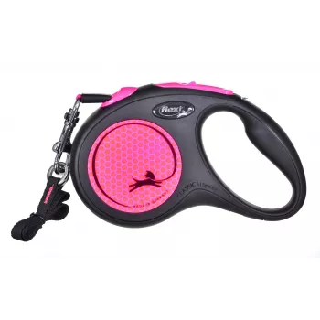Flexi New Neon S 5 m Correa automática para perros