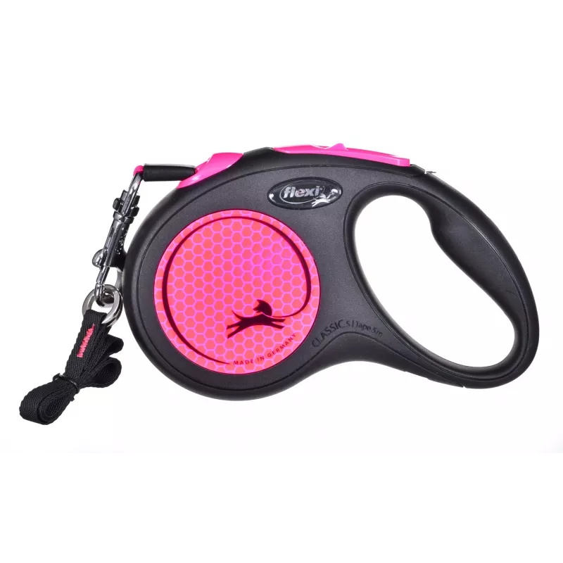 Flexi New Neon S 5 m Correa automática para perros
