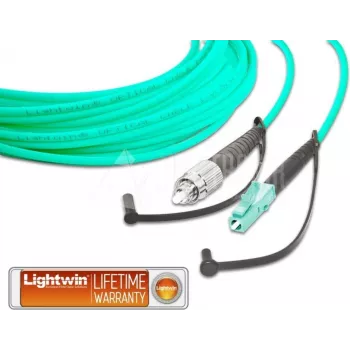 Lightwin Cable de conexión de fibra óptica simplex de alta calidad, MM OM3, FC - LC (LSP-50 FC-LC 2.0 OM3)