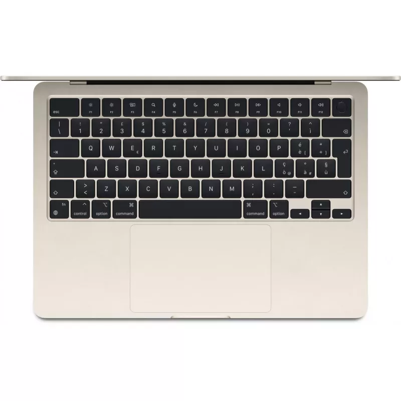 APPLE MacBook Air 34,46 cm 13,6 pulgadas Apple M3 Chip CPU de 8 núcleos GPU de 10 núcleos 16GB 512GB SSD DE - Starlight