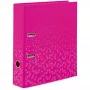 Archivador de colores HERMA A4 rosa anillas D cartón 1 ud.