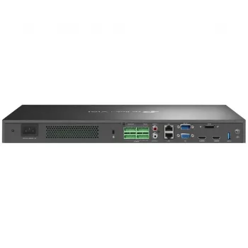 Grabador de vídeo en red TP-Link VIGI NVR de 64 canales, 64 canales de entrada, 4K 3840×2160, reproducción de 16 canales, HDD SATA, 64 TB máx., 2×LAN, USB-A