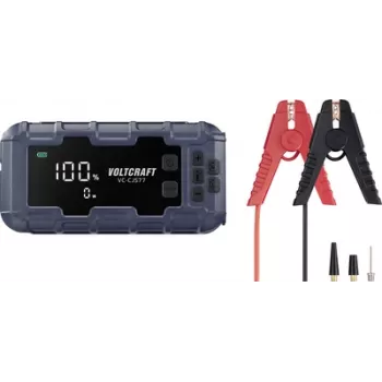 Arrancador rápido Voltcraft VC-CJS77 VC-16533725 corriente de arranque (12 V)=600 A salida USB 2x, carga y almacenamiento (VC-16533725)