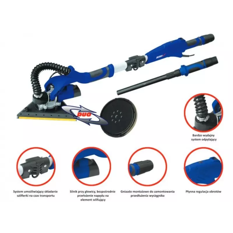 Lijadora para placas de yeso DEDRA DED7758