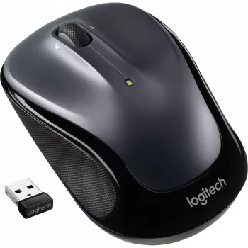 LOGITECH M325s ratón ambidiestro óptico 5 botones inalámbrico 2,4 GHz receptor USB Nano gris oscuro
