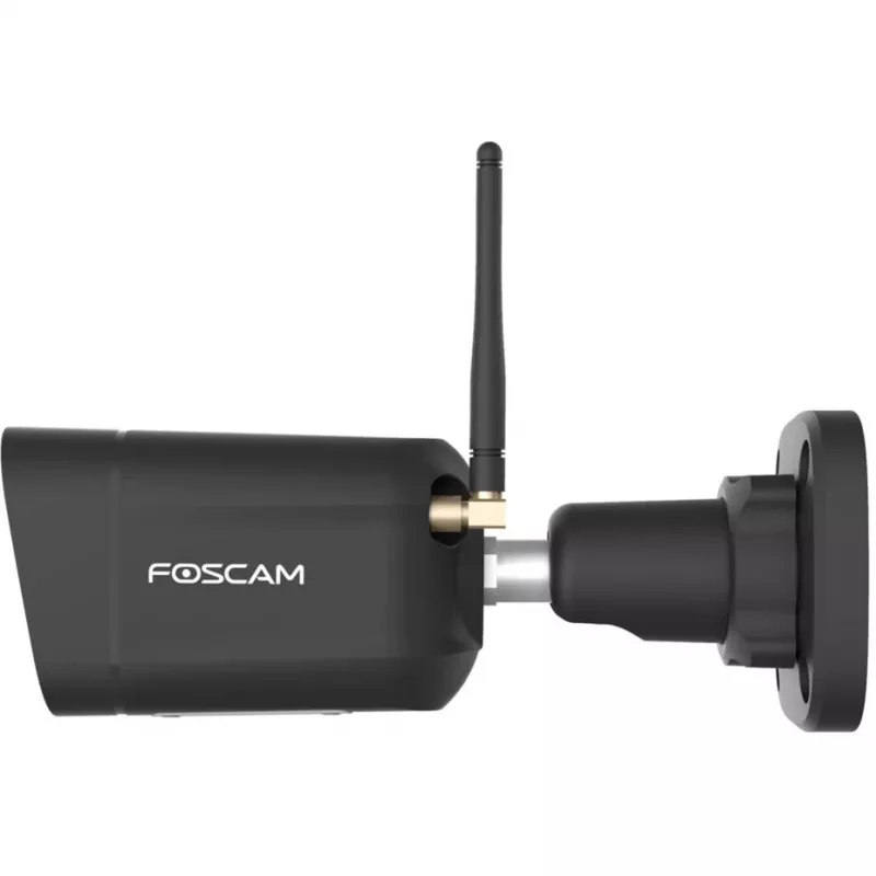 Foscam V8P cámara WiFi bullet para exteriores, 8 MP 4K (3840x2160), WiFi de doble banda, foco, sirena, visión nocturna, negra