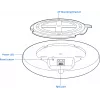 Punto de acceso inalámbrico Teltonika TAP400 Wi‑Fi 6, 2,4/5 GHz, 3000 Mbit/s, PoE, 1x LAN, 3 antenas, blanco