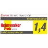 Einhell TE-MX 1600-2 CE - mortero - pintura - polvo - negro - rojo - M14 - ergonómico - 750 RPM - 1600 W