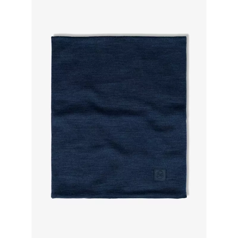 Braga de cuello y cara Buff de lana merino Sling modelo 113018.779.10.00 – pesada, sin costuras, unisex, azul