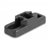 DeLOCK Keystone LSA set RJ45 RJ11 Cat.6 negro soporte con clip