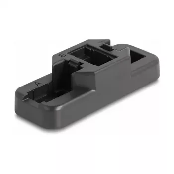 DeLOCK Keystone LSA set RJ45 RJ11 Cat.6 negro soporte con clip