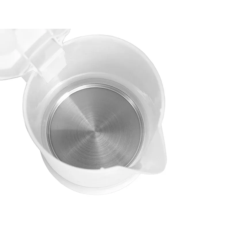 Hervidor eléctrico LAFE LAFCZA45865, acero inoxidable, 0,6 L, 600 W, gris claro, tapa con cierre abatible