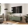 Mueble RTV Cama 3D TRESSE 150x40x55 verde mate