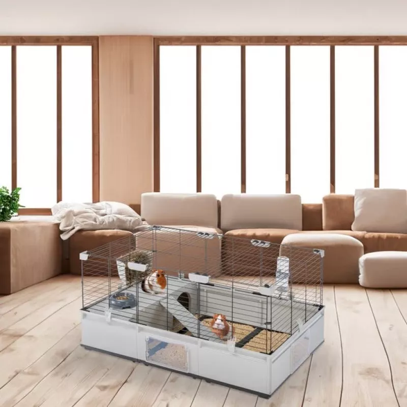 Ferplast Modular 2 jaula para conejo y cobaya, 109 x 72 x 56 cm
