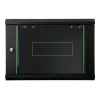 DIGITUS Dynamic Basic DN-19 16-U-EC-SW - armario - rack de red - apto para montaje en pared - negro, RAL 9005 - 12U - 48.3 cm (19)