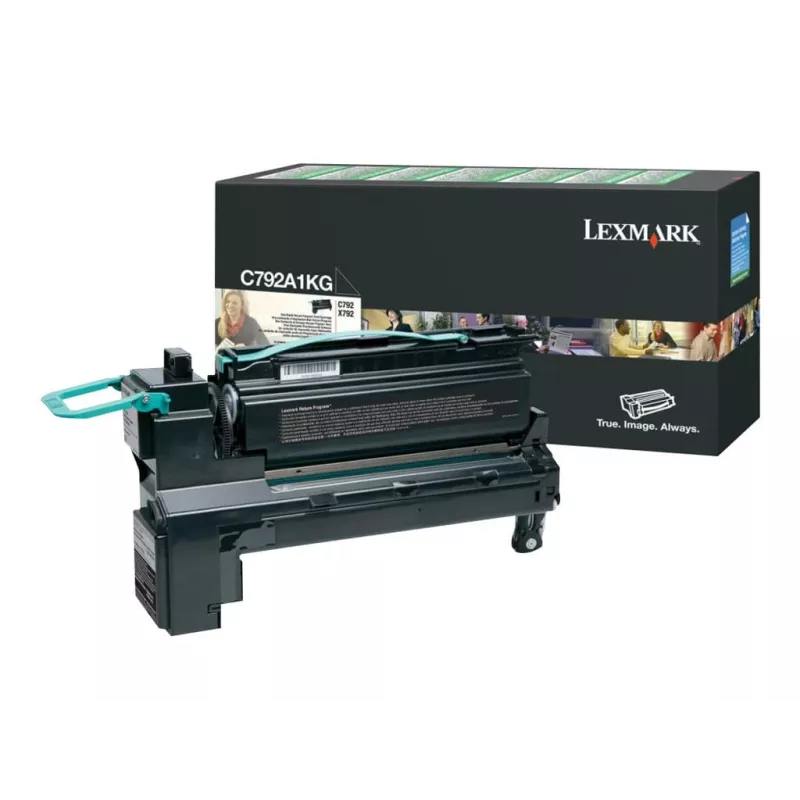 Lexmark C792A1KG Return Programme cartucho de tóner, negro, 6000 páginas