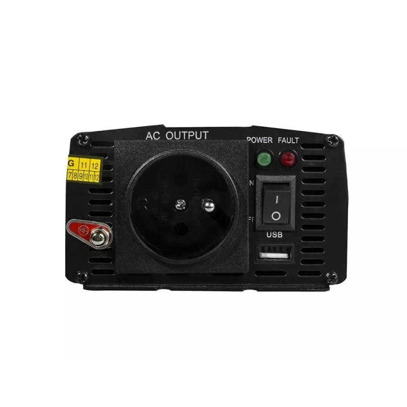 Inversor Green Cell INV14 300W DC 24V a 230V con USB, toma Type-E, refrigeración activa