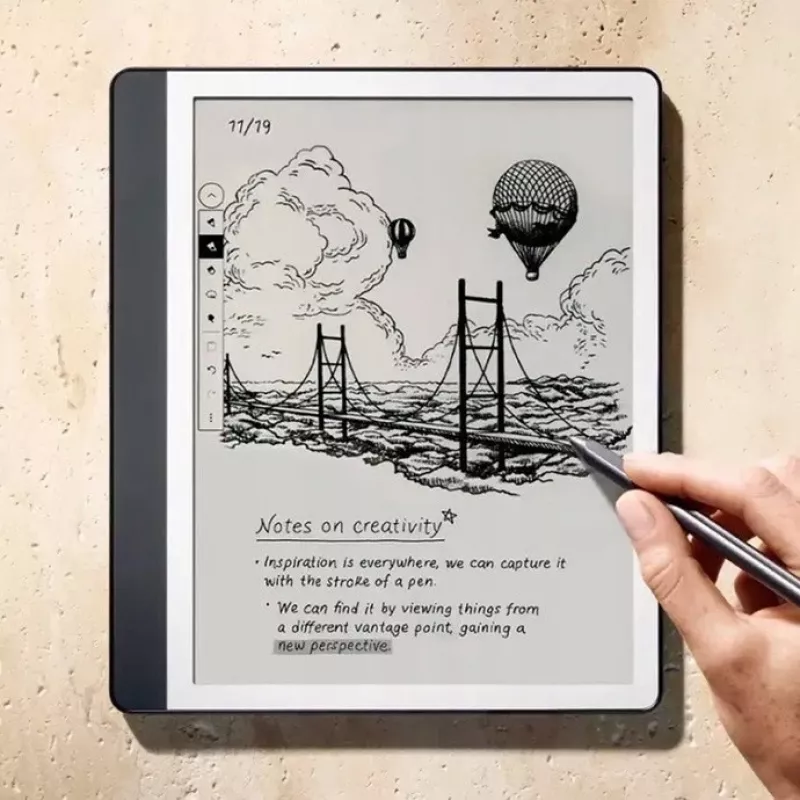 Amazon Kindle Scribe (2024) lector de libros electrónicos 64 GB, 10,2" sin reflejos, Wi-Fi, sin anuncios en la pantalla de bloqueo, con Premium Pen, Tungsten