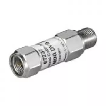 Wentronic Goobay mini amplificador de cable coaxial 18 dB, conector F a toma F, 5-2300 MHz (67237)