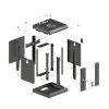 Lanberg WF11-3309-10B armario rack 9U rack de montaje en pared negro