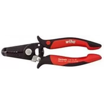 Wiha Z 49 7 03 Alicates pelacables para electrónica, 0,4-1,3 mm (AWG 26-16)