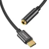 Adaptador de cable Baseus CATL54-01 Type-C a 3,5 mm, Negro
