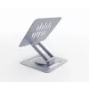 Soporte elevador para portátil GEMBIRD NBS-DR1-01 – base giratoria, altura ajustable, gris espacial