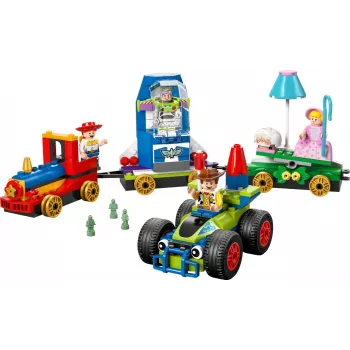 LEGO Disney Toy Story Tren de celebración y coche RC Set 43264 — 206 piezas, 4 minifiguras, edad 4+