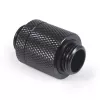 Alphacool ES D-Plug 20 mm de G1/4 macho a G1/4 macho, Deep Black