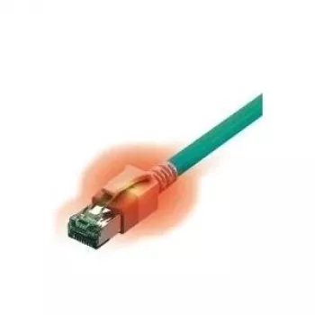 EasyLan saCon EasyLan DualBoot Cable de conexión LED S/FTP, Cat.6A, 0,5m, Turquesa - EasyLan DualBoot Cable de conexión LED RJ45 S/FTP Cat.6A (Clase EA)