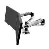 ERGOTRON LX Dual Side-by-Side Arm aluminio pulido plateado