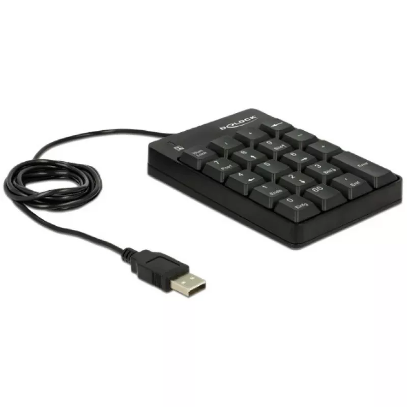 Teclado numérico DeLOCK 12481 universal USB negro